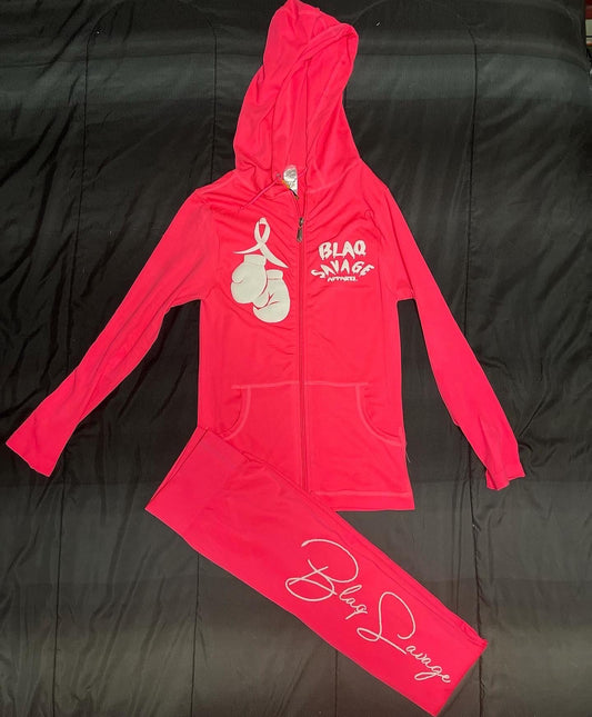 Breast Cancer 2 Pc Legging Set