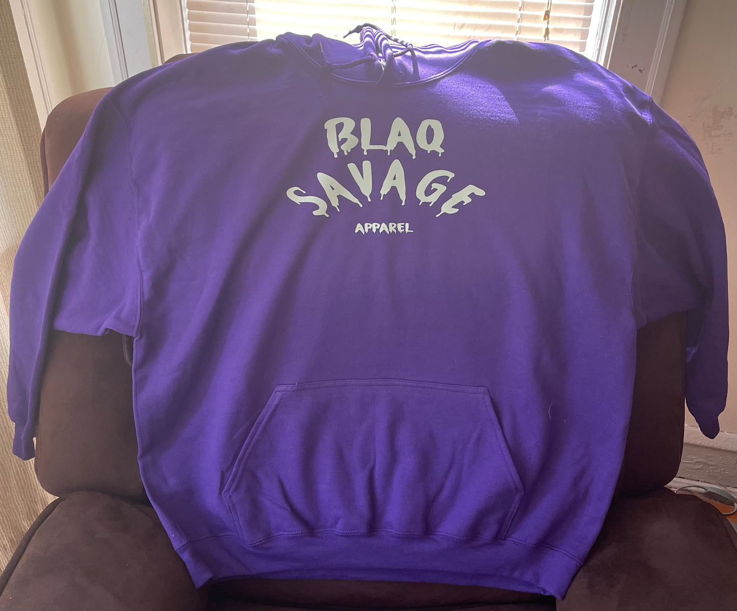 Purple Glow N the Dark Hoodie
