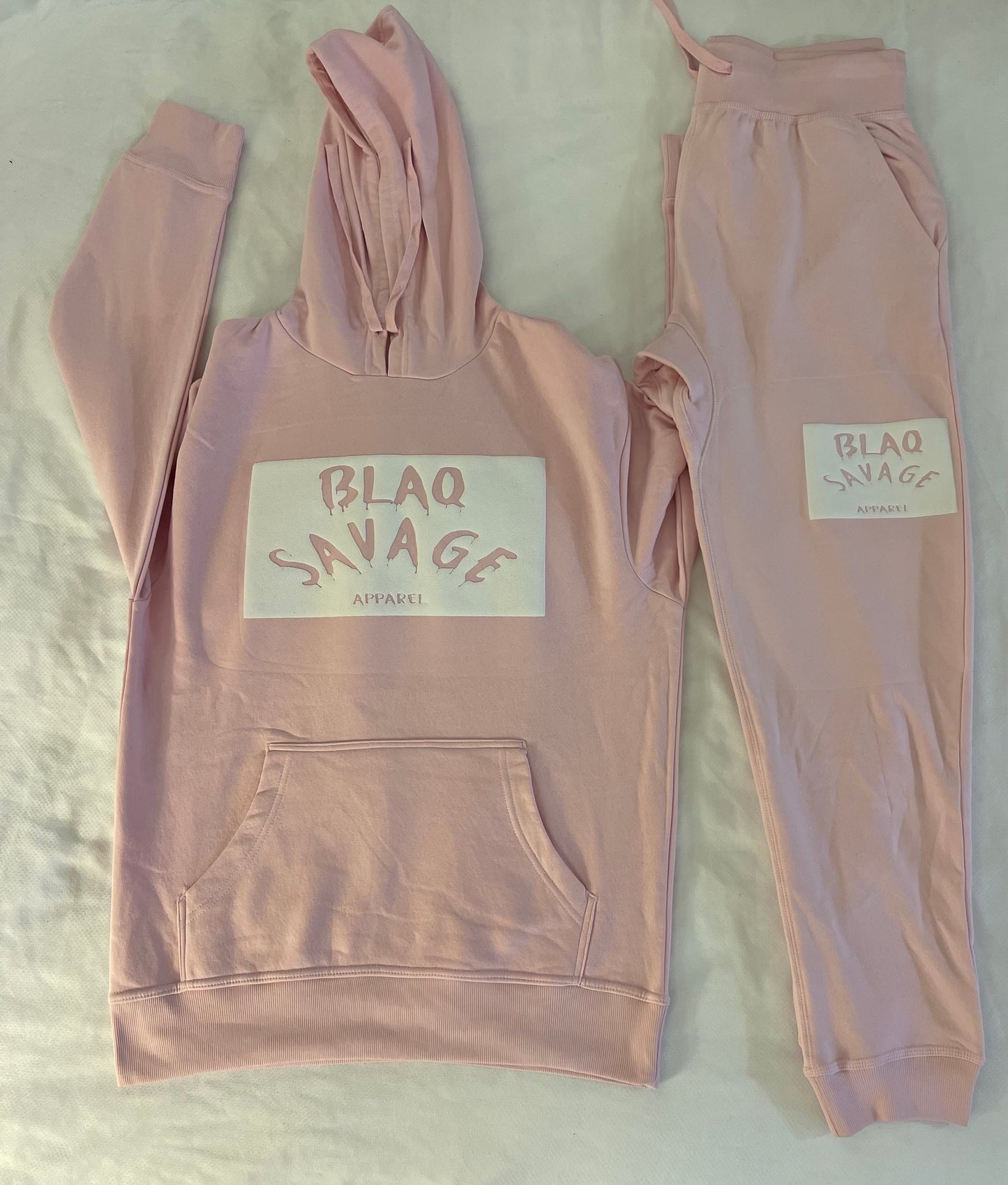 Powder Pink Hoodie Jogger