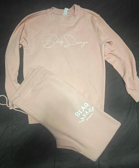 Salmon Crewneck Jogger