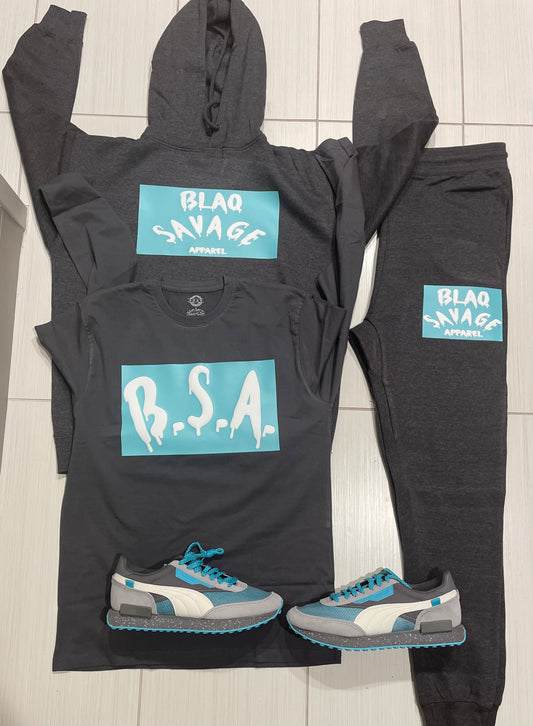 Charcoal Grey Custom Pullover Jogger