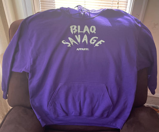 Purple Glow N the Dark Hoodie
