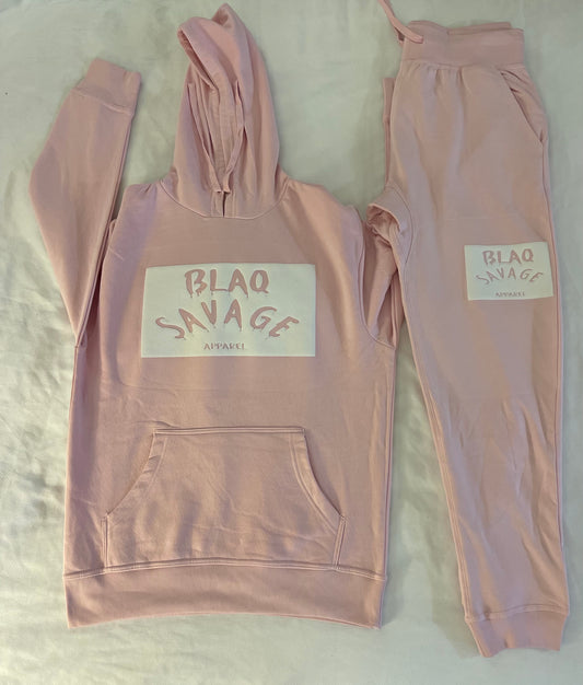 Powder Pink Hoodie Jogger