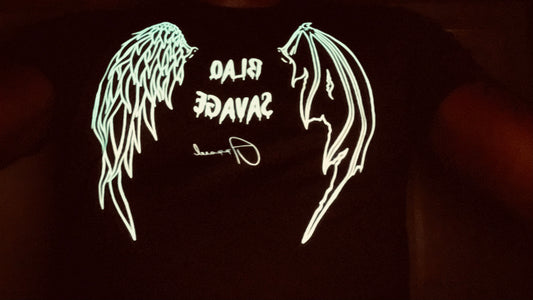 Black Glow n Dark Tshirt