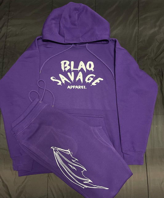 Purple Hoodie Jogger
