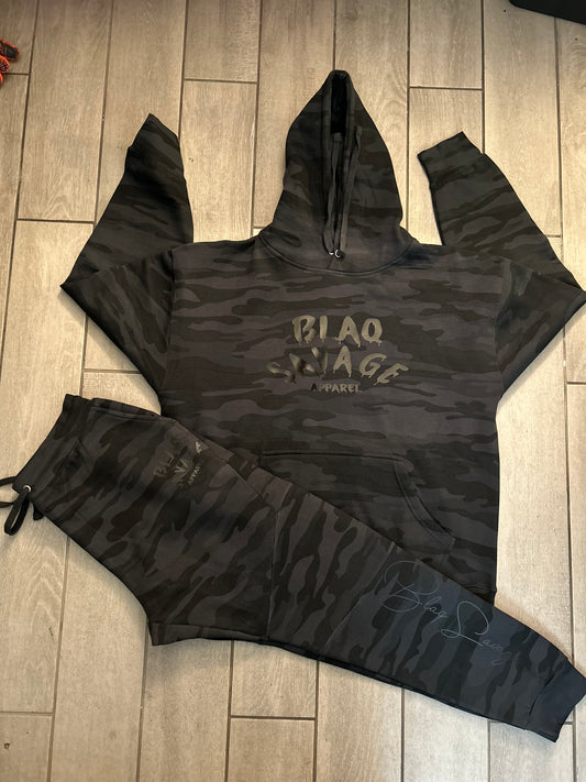 Black Camo Jogger